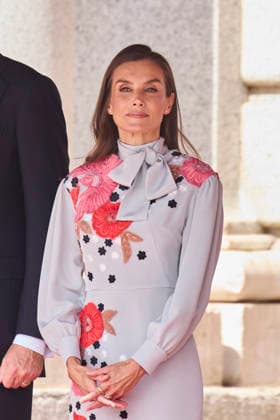 September 29, 2026, Madrid, Madrid, Spain: KING FELIPE VI of Spain and QUEEN LETIZIA of Spain welcome the President of the French Republic, EMMANUEL MACRON, and First Lady BRIGITTE MACRON on the occasion of their official visit Madrid Spain - ZUMAc260 20260929_zep_c260_027 Copyright: xMikexChicorrox