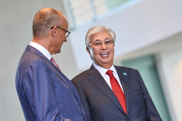 Berlin, Germany, September 29, 2026; Federal Chancellery: Reception for the President of Kazakhstan, Federal Chancellor Friedrich Merz (CDU), and Kassym-Jomart Tokayev Copyright: xdtsxNachrichtenagenturx dts_136815
