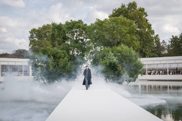 PFW - Dior Runway A model walks the runway during the Christian Dior Womenswear Spring Summer 2027 show as part of Paris Fashion Week on September 29, 2026 in Paris, France. Photo by Alexis Jumeau ABACAPRESS.COM Paris France  Copyright: xJumeauxAlexis ABACAx
