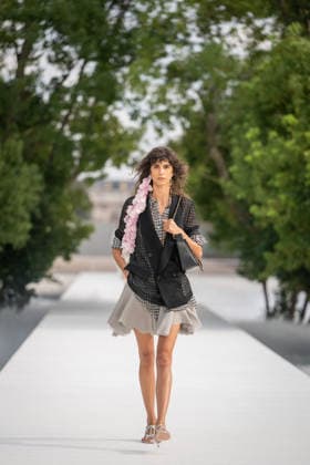PFW - Dior Runway A model walks the runway during the Christian Dior Womenswear Spring Summer 2027 show as part of Paris Fashion Week on September 29, 2026 in Paris, France. Photo by Alexis Jumeau ABACAPRESS.COM Paris France  Copyright: xJumeauxAlexis ABACAx