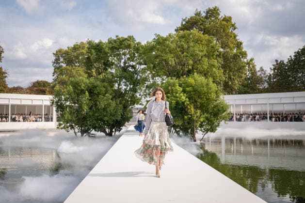 PFW - Dior Runway A model walks the runway during the Christian Dior Womenswear Spring Summer 2027 show as part of Paris Fashion Week on September 29, 2026 in Paris, France. Photo by Alexis Jumeau ABACAPRESS.COM Paris France  Copyright: xJumeauxAlexis ABACAx