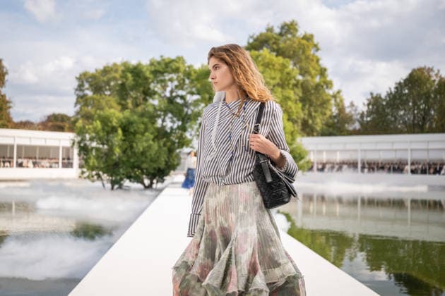 PFW - Dior Runway A model walks the runway during the Christian Dior Womenswear Spring Summer 2027 show as part of Paris Fashion Week on September 29, 2026 in Paris, France. Photo by Alexis Jumeau ABACAPRESS.COM Paris France  Copyright: xJumeauxAlexis ABACAx