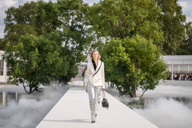 PFW - Dior Runway A model walks the runway during the Christian Dior Womenswear Spring Summer 2027 show as part of Paris Fashion Week on September 29, 2026 in Paris, France. Photo by Alexis Jumeau ABACAPRESS.COM Paris France  Copyright: xJumeauxAlexis ABACAx