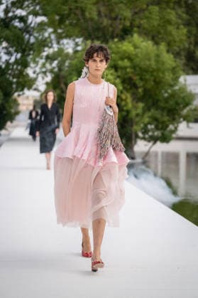 PFW - Dior Runway A model walks the runway during the Christian Dior Womenswear Spring Summer 2027 show as part of Paris Fashion Week on September 29, 2026 in Paris, France. Photo by Alexis Jumeau ABACAPRESS.COM Paris France  Copyright: xJumeauxAlexis ABACAx