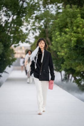 PFW - Dior Runway A model walks the runway during the Christian Dior Womenswear Spring Summer 2027 show as part of Paris Fashion Week on September 29, 2026 in Paris, France. Photo by Alexis Jumeau ABACAPRESS.COM Paris France  Copyright: xJumeauxAlexis ABACAx