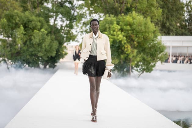 PFW - Dior Runway A model walks the runway during the Christian Dior Womenswear Spring Summer 2027 show as part of Paris Fashion Week on September 29, 2026 in Paris, France. Photo by Alexis Jumeau ABACAPRESS.COM Paris France  Copyright: xJumeauxAlexis ABACAx