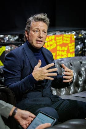 September 28, 2026, Düsseldorf-Meerbusch: Jamie Oliver at the Rolling Pin Convention 2026, Düsseldorf-Meerbusch, Areal Böhler, North Rhine-Westphalia, Germany