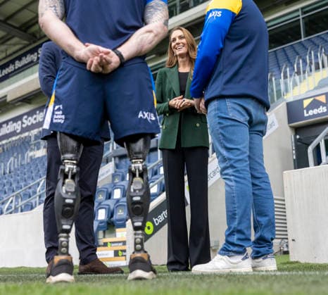 . 29 09 2026. Leeds, United Kingdom. Prince William and Kate Middleton, the Prince and Princess of Wales , during a visit to the Leeds Rhinos rugby team in Leeds, United Kingdom.  xPoolx xi-Imagesx IIM-27031-0012