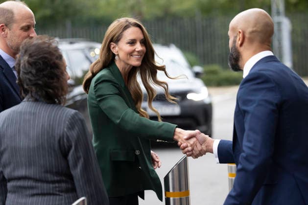 . 29 09 2026. Leeds, United Kingdom. Prince William and Kate Middleton, the Prince and Princess of Wales , during a visit to the Leeds Rhinos rugby team in Leeds, United Kingdom.  xPoolx xi-Imagesx IIM-27031-0013