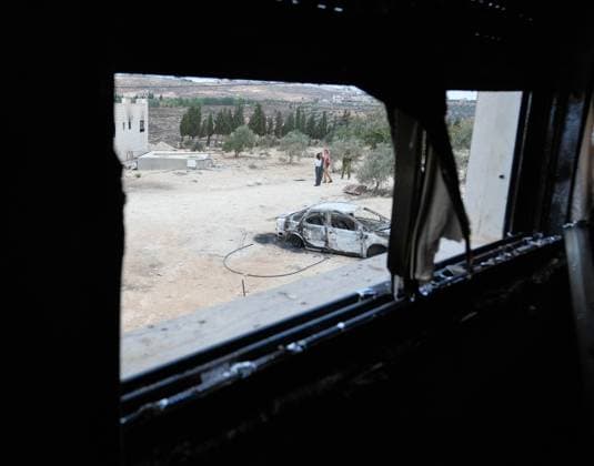 Israelis attack 3 West Bank villages, force family from home minutes after return NABLUS, WEST BANK, PALESTINE - SEPTEMBER 29: A view of the destruction after Israeli settlers raided three villages, setting homes and vehicles on fire and beating an elderly woman in Nablus, West Bank, Palestine on September 29, 2026. During the attack, two homes were set on fire, causing severe damage to the houses and their contents. In Jalud, south of Nablus in the northern West Bank, the Al-Tubasi family returned to its home early Tuesday after nearly two months of displacement, only to be attacked by Israeli settlers minutes later and forced by the army to leave again. Issam Rimawi Anadolu Nablus West Bank. Editorial use only. Please get in touch for a Copyright: x2026xAnadoluxIssamxRimawix