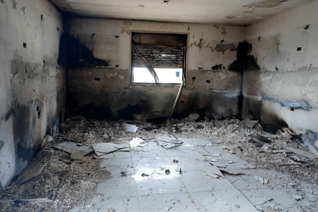 Israelis attack 3 West Bank villages, force family from home minutes after return NABLUS, WEST BANK, PALESTINE - SEPTEMBER 29: A view of the destruction after Israeli settlers raided three villages, setting homes and vehicles on fire and beating an elderly woman in Nablus, West Bank, Palestine on September 29, 2026. During the attack, two homes were set on fire, causing severe damage to the houses and their contents. In Jalud, south of Nablus in the northern West Bank, the Al-Tubasi family returned to its home early Tuesday after nearly two months of displacement, only to be attacked by Israeli settlers minutes later and forced by the army to leave again. Issam Rimawi Anadolu Nablus West Bank. Editorial use only. Please get in touch for a Copyright: x2026xAnadoluxIssamxRimawix