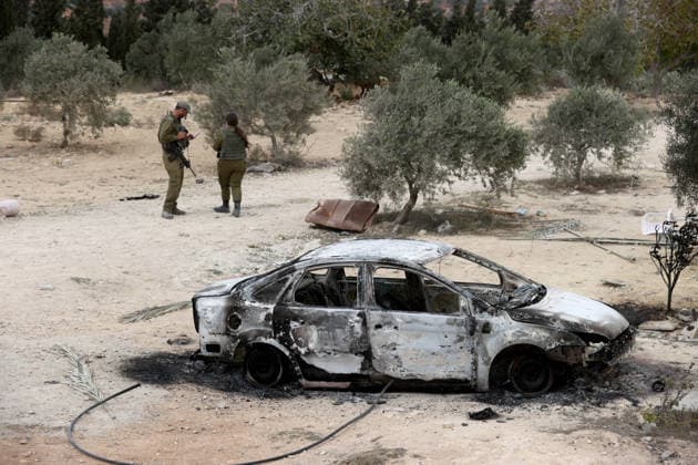 Israelis attack 3 West Bank villages, force family from home minutes after return NABLUS, WEST BANK, PALESTINE - SEPTEMBER 29: A view of the destruction after Israeli settlers raided three villages, setting homes and vehicles on fire and beating an elderly woman in Nablus, West Bank, Palestine on September 29, 2026. During the attack, two homes were set on fire, causing severe damage to the houses and their contents. In Jalud, south of Nablus in the northern West Bank, the Al-Tubasi family returned to its home early Tuesday after nearly two months of displacement, only to be attacked by Israeli settlers minutes later and forced by the army to leave again. Issam Rimawi Anadolu Nablus West Bank. Editorial use only. Please get in touch for a Copyright: x2026xAnadoluxIssamxRimawix