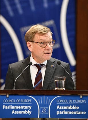 German Foreign Minister Johann Wadephul visits Council of Europe STRASBOURG, FRANCE - SEPTEMBER 29: German Foreign Minister Johann Wadephul speaks during a sitting of the Parliamentary Assembly of the Council of Europe (PACE) at the Council of Europe in Strasbourg, France on September 29, 2026. Ahmet Sel Anadolu Strasbourg France. Editorial use only. Please get in touch for any other usage.  Copyright: x2026xAnadoluxAhmetxSelx