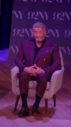 RECORD DATE NOT STATED Motion Picture Megastar Sylvester Stallone Appears at Manhattan s 92Y to Discuss His New Book, The Steps (NEW) Motion Picture Megastar Sylvester Stallone Appears at Manhattan s 92Y to Discuss His New Book, The Steps . September 28, 2026, New York, USA: Internationally-Acclaimed, A-List Motion Picture Star and Academy Award Winner Sylvester Stallone Headlines a Conversation with Tracy Smith Introducing His New Book, The Steps: A Memoir , at a New Edition of the Recanati-Kaplan Talks CBS Sunday Morning at 92Y . Credit: Julia Mineeva EGBN News Thenews2(Foto: Egbn News Thenews2 imago images) Motion Picture Megastar Sylvester Stallone Appears at Manhattan s 92Y to Discuss His New Book, The Steps  Copyright: xEGBNxNewsx