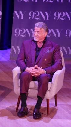 RECORD DATE NOT STATED Motion Picture Megastar Sylvester Stallone Appears at Manhattan s 92Y to Discuss His New Book, The Steps (NEW) Motion Picture Megastar Sylvester Stallone Appears at Manhattan s 92Y to Discuss His New Book, The Steps . September 28, 2026, New York, USA: Internationally-Acclaimed, A-List Motion Picture Star and Academy Award Winner Sylvester Stallone Headlines a Conversation with Tracy Smith Introducing His New Book, The Steps: A Memoir , at a New Edition of the Recanati-Kaplan Talks CBS Sunday Morning at 92Y . Credit: Julia Mineeva EGBN News Thenews2(Foto: Egbn News Thenews2 imago images) Motion Picture Megastar Sylvester Stallone Appears at Manhattan s 92Y to Discuss His New Book, The Steps  Copyright: xEGBNxNewsx
