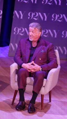 RECORD DATE NOT STATED Motion Picture Megastar Sylvester Stallone Appears at Manhattan s 92Y to Discuss His New Book, The Steps (NEW) Motion Picture Megastar Sylvester Stallone Appears at Manhattan s 92Y to Discuss His New Book, The Steps . September 28, 2026, New York, USA: Internationally-Acclaimed, A-List Motion Picture Star and Academy Award Winner Sylvester Stallone Headlines a Conversation with Tracy Smith Introducing His New Book, The Steps: A Memoir , at a New Edition of the Recanati-Kaplan Talks CBS Sunday Morning at 92Y . Credit: Julia Mineeva EGBN News Thenews2(Foto: Egbn News Thenews2 imago images) Motion Picture Megastar Sylvester Stallone Appears at Manhattan s 92Y to Discuss His New Book, The Steps  Copyright: xEGBNxNewsx