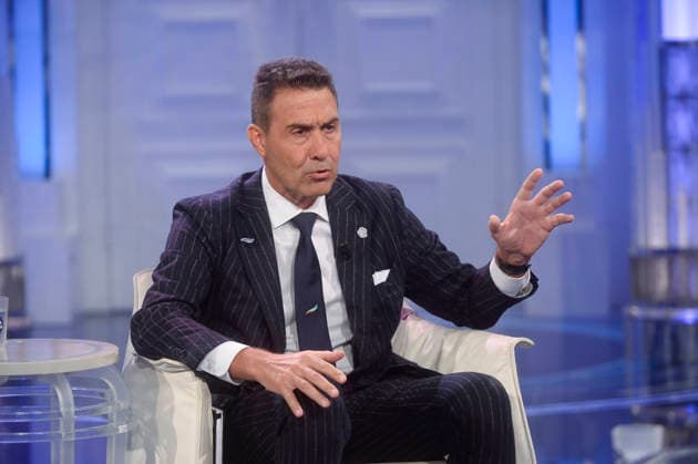 IPA89113920 - Rome: Roberto Vannacci, Future National Team Player, Guest on the Porta a Porta Show  Copyright: xSTEFANOxCAROFEIx xSTEFANOxCAROFEIx xFOTOGRAMMAx IPA89113920