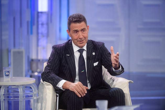 IPA89113933 - Rome: Roberto Vannacci, a rising star on the national team, appeared as a guest on the show Porta a Porta  Copyright: xSTEFANOxCAROFEIx xSTEFANOxCAROFEIx xFOTOGRAMMAx IPA89113933