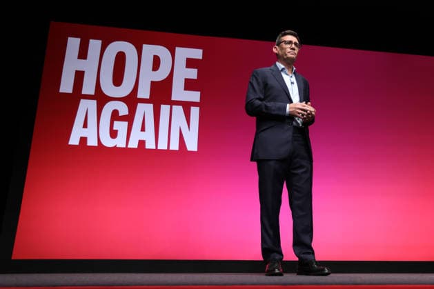 September 29, 2026, Liverpool, Engalnd, United Kingdom: UK Prime Minister Andy Burnham delivers his keynote speech during the Labour Party Annual Conference at Liverpool Experience Campus in Liverpool, England. Liverpool United Kingdom - ZUMAa279 20260929_zsp_a279_093 Copyright: xZeynepxDemirxAslimx