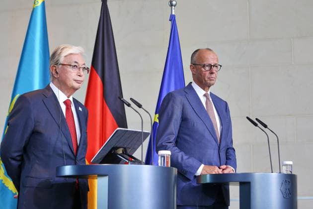 Berlin, Germany, September 29, 2026; Federal Chancellery: Reception for Kassym Shomart Tokayev, President of Kazakhstan, and Federal Chancellor Friedrich Merz (CDU) Copyright: xdtsxNachrichtenagenturx dts_136804