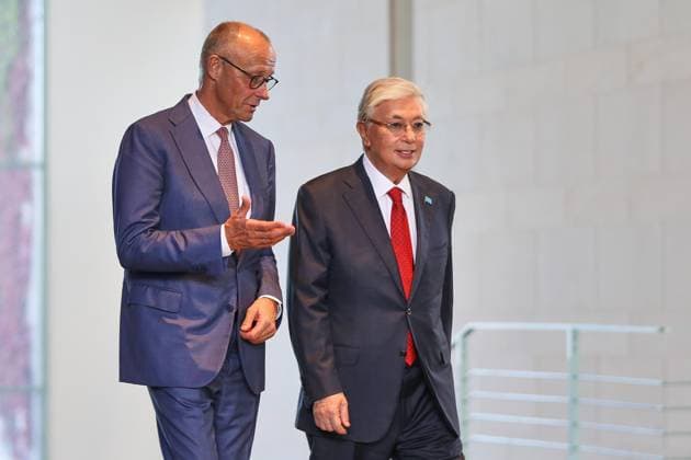 Berlin, Germany, September 29, 2026; Federal Chancellery: Reception for the President of Kazakhstan, Federal Chancellor Friedrich Merz (CDU), and Kassym-Jomart Tokayev Copyright: xdtsxNachrichtenagenturx dts_136817