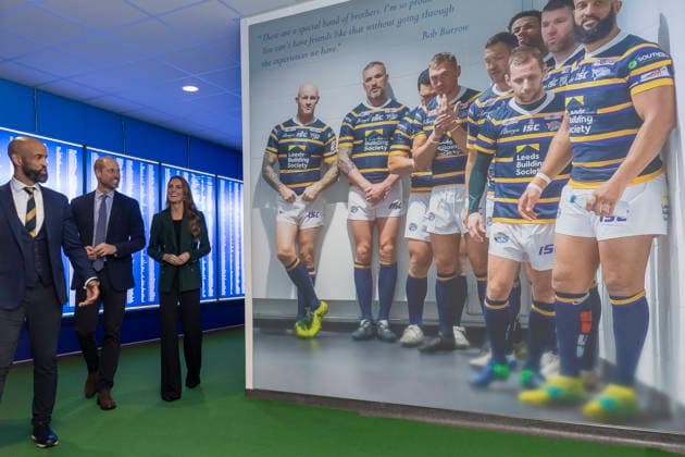 The Prince and Princess of Wales visit Leeds Rhinos The Prince and Princess of Wales visit Leeds Rhinos rugby team and learn how the club and the Leeds Rhinos Foundation are changing lives through the power of sport, at AMT Headingley Stadium, Leeds, Yorkshire, UK, on the 29th September 2026. Picture by James Glossop WPA-Pool Leeds AMT Headingley Stadium Yorkshire UK  WHA-0831
