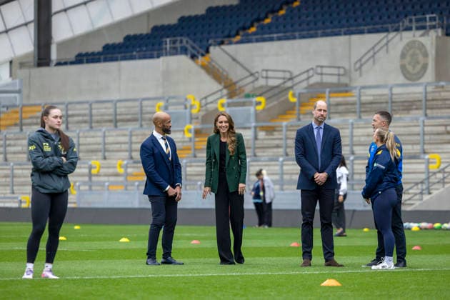 The Prince and Princess of Wales visit Leeds Rhinos The Prince and Princess of Wales visit Leeds Rhinos rugby team and learn how the club and the Leeds Rhinos Foundation are changing lives through the power of sport, at AMT Headingley Stadium, Leeds, Yorkshire, UK, on the 29th September 2026. Picture by James Glossop WPA-Pool Leeds AMT Headingley Stadium Yorkshire UK  WHA-0831