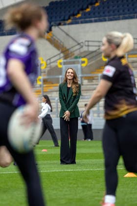 The Prince and Princess of Wales visit Leeds Rhinos The Prince and Princess of Wales visit Leeds Rhinos rugby team and learn how the club and the Leeds Rhinos Foundation are changing lives through the power of sport, at AMT Headingley Stadium, Leeds, Yorkshire, UK, on the 29th September 2026. Picture by James Glossop WPA-Pool Leeds AMT Headingley Stadium Yorkshire UK  WHA-0831