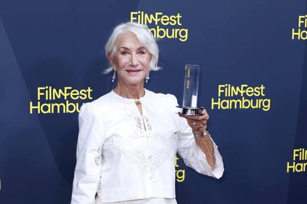 Helen Mirren at the ceremony honoring her with the Douglas Sirk Award on September 29, 2026, at Cinemaxx Dammtor as part of the 34th Hamburg Film Festival. Helen Mirren attends the ceremony honoring her with the Douglas Sirk Award at Cinemaxx Dammtor on September 29, 2026 in Hamburg, Germany. Douglas Sirk Award for Helen Mirren at the 34th Filmfest Hamburg