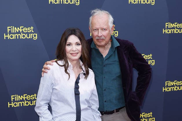 Iris Berben and Axel Milberg at the *Die dritte Hochzeit* ZDF premiere photocall on September 29, 2026, at Cinemaxx as part of the 34th Filmfest in Hamburg. Iris Berben and Axel Milberg attend the *Die dritte Hochzeit* premiere on September 29, 2026 as part of the 34th Film Festival in Hamburg, Germany. The film premiere of *Die dritte Hochzeit* at the 34th Film Festival i