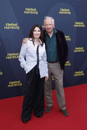 Iris Berben and Axel Milberg at the *Die dritte Hochzeit* ZDF premiere photocall on September 29, 2026, at Cinemaxx as part of the 34th Filmfest in Hamburg. Iris Berben and Axel Milberg attend the *Die dritte Hochzeit* premiere on September 29, 2026 as part of the 34th Film Festival in Hamburg, Germany. The film premiere of *Die dritte Hochzeit* at the 34th Film Festival i