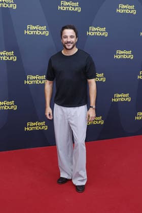 Kostja Ullmann at the Die dritte Hochzeit ZDF premiere photocall on September 29, 2026, at Cinemaxx as part of the 34th Film Festival in Hamburg. Kostja Ullmann attends the Die dritte Hochzeit premiere on September 29, 2026 as part of the 34th Film Festival in Hamburg, Germany. Die dritte Hochzeit film premiere at the 34th Film Festival in Hamburg
