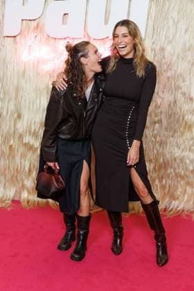 Paul, La Serie Photocall - Paris Camille Lou and Laury Thilleman attend the photocall for the premiere of Paul, La Serie held at the Grand Rex Cinema in Paris, France on September 29, 2026. Photo by David Boyer ABACAPRESS.COM Paris France  Copyright: xBoyerxDavid ABACAx
