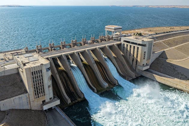 Water levels rise in Euphrates River around Tabqa Dam in Syria RAQQA, SYRIA - SEPTEMBER 29: Water levels of the Euphrates River rise following an increase in water flow from Turkiye, forming extensive water surfaces around the Tabqa Dam west of Raqqa, Syria on September 29, 2026. The rising waters of the river have revitalized the reservoir and created scenic landscapes across the dam basin and surrounding rural areas. Abdulrhman El Ali Anadolu Raqqa Syria. Editorial use only. Please get in touch for any other usage.  Copyright: x2026xAnadoluxAbdulrhmanxElxAlix