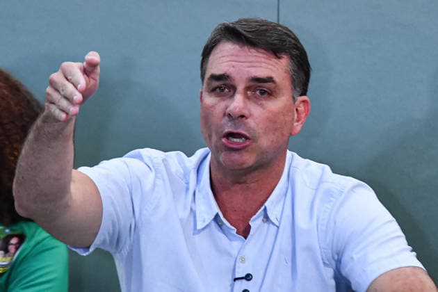 SaO PAULO, SP - 29.09.2026: FLaVIO BOLSONARO PARTICIPA DE ENCONTRO SP - Flavio Bolsonaro (PL), candidate for President of the Republic, participates in a meeting with black belts in Jiu-Jitsu, this Tuesday (29), at the Alliance academy, in the Vila Olimpia neighborhood, in Sao Paulo, SP. x3022283x  RobertoxCasimiro