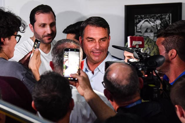 SaO PAULO, SP - 29.09.2026: FLaVIO BOLSONARO PARTICIPA DE ENCONTRO SP - Flavio Bolsonaro (PL), candidate for President of the Republic, participates in a meeting with black belts in Jiu-Jitsu, this Tuesday (29), at the Alliance academy, in the Vila Olimpia neighborhood, in Sao Paulo, SP. x3022285x  RobertoxCasimiro
