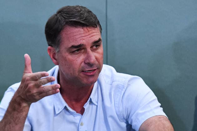SaO PAULO, SP - 29.09.2026: FLaVIO BOLSONARO PARTICIPA DE ENCONTRO SP - Flavio Bolsonaro (PL), candidate for President of the Republic, participates in a meeting with black belts in Jiu-Jitsu, this Tuesday (29), at the Alliance academy, in the Vila Olimpia neighborhood, in Sao Paulo, SP. x3022292x  RobertoxCasimiro