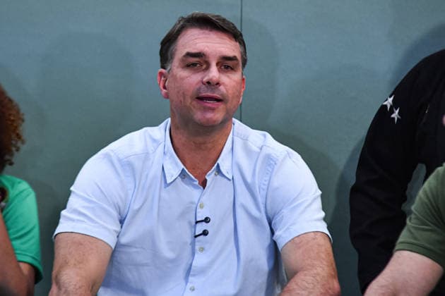SaO PAULO, SP - 29.09.2026: FLaVIO BOLSONARO PARTICIPA DE ENCONTRO SP - Flavio Bolsonaro (PL), candidate for President of the Republic, participates in a meeting with black belts in Jiu-Jitsu, this Tuesday (29), at the Alliance academy, in the Vila Olimpia neighborhood, in Sao Paulo, SP. x3022308x  RobertoxCasimiro