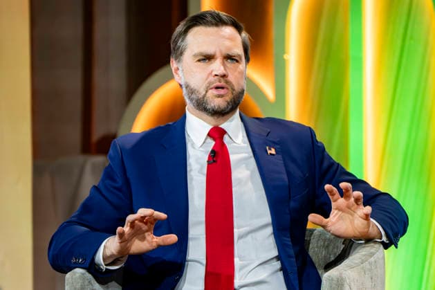 Vice President JD Vance speaks during the 2026 MAHA Summit at the Waldorf Astoria Hotel in Washington, DC on Tuesday, September 29, 2026. Leaders from government, healthcare, science, technology, agriculture, and business gathered to discuss challenges, opportunities, and approaches to improving health across the United States. WAP20260929156 BONNIExCASH