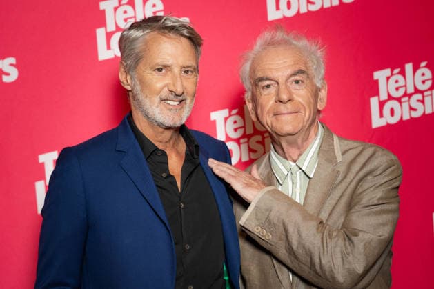 Tele Loisirs Awards - Paris French TV host Antoine De Caunes and Jacques Jakubowicz alias Jacky attends a photocall at the Tele Loisirs Awards 2026 at the Casino de Paris in Paris, France, on September 29, 2026. Photo by Alexis Jumeau ABACAPRESS.COM Paris France  Copyright: xJumeauxAlexis ABACAx