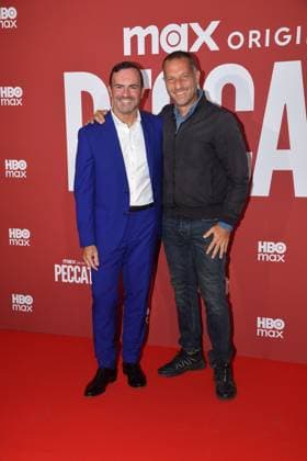 IPA89128096 - Rome, Cinema Adriano: Preview of the HBO TV series Peccato. Pictured: Alessandro Araimo and Daniele Piervincenzi  Copyright: xVincenzoxLandix xVincenzoxLandix IPA89128096