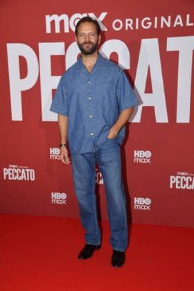 IPA89127965 - Rome, Cinema Adriano: Preview of the HBO TV series Peccato. Pictured: Alessandro Borghi  Copyright: xVincenzoxLandix xVincenzoxLandix IPA89127965