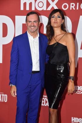 IPA89128060 - Rome, Cinema Adriano: Preview of the HBO TV series Peccato. Pictured: Alessandro Araimo and Caterina Balivo  Copyright: xVincenzoxLandix xVincenzoxLandix IPA89128060