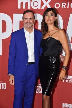 IPA89128061 - Rome, Cinema Adriano: Preview of the HBO TV series Peccato. Pictured: Alessandro Araimo and Caterina Balivo  Copyright: xVincenzoxLandix xVincenzoxLandix IPA89128061