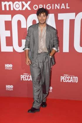 IPA89128203 - Rome, Cinema Adriano: Preview of the HBO TV series Peccato. Pictured: Cristiano Dicembrini  Copyright: xVincenzoxLandix xVincenzoxLandix IPA89128203