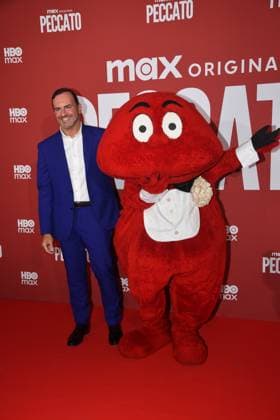 IPA89127992 - Rome, Cinema Adriano: Preview of the HBO TV series Peccato. Pictured: Alessandro Araimo Gabibbo  Copyright: xVincenzoxLandix xVincenzoxLandix IPA89127992