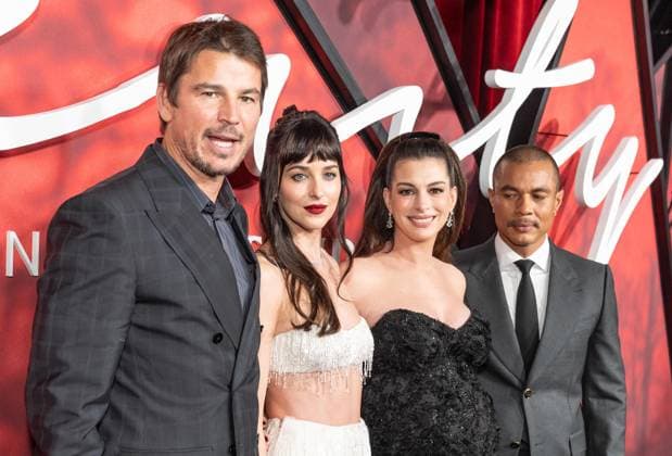 September 29, 2026, Bronx, New York, USA: Josh Hartnett, Dakota Johnson, Anne Hathaway and Ismael Cruz Cordova attend premiere of Amazon MGM Studios Verity at AMC Lincoln Square in New York, NY on September 29, 2026. Bronx USA - ZUMAr339 20260929_znp_r339_087 Copyright: xLevxRadinx