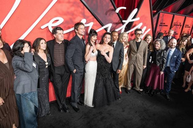 September 29, 2026, Bronx, New York, USA: Josh Hartnett, Dakota Johnson, Anne Hathaway, Ismael Cruz Cordova and creative team attend premiere of Amazon MGM Studios Verity at AMC Lincoln Square in New York, NY on September 29, 2026. Bronx USA - ZUMAr339 20260929_znp_r339_088 Copyright: xLevxRadinx