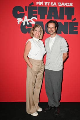 Fifi Et Sa Bande, C’etait Pas Gagne Premiere - Paris Actors Juliette Tresanini and Benjamin Garnier attending the premiere of the Canal Plus documentary series ‘Fifi et sa bande, c’etait pas gagne’ about actor Philippe Lacheau, held at Max Linder Panorama cinema, in Paris, France, on September 29th, 2026. Photo by Mireille Ampilhac ABACAPRESS.COM Paris France  Copyright: xAmpilhacxMireille ABACAx