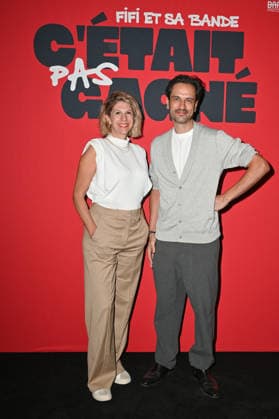 Fifi Et Sa Bande, C’etait Pas Gagne Premiere - Paris Actors Juliette Tresanini and Benjamin Garnier attending the premiere of the Canal Plus documentary series ‘Fifi et sa bande, c’etait pas gagne’ about actor Philippe Lacheau, held at Max Linder Panorama cinema, in Paris, France, on September 29th, 2026. Photo by Mireille Ampilhac ABACAPRESS.COM Paris France  Copyright: xAmpilhacxMireille ABACAx